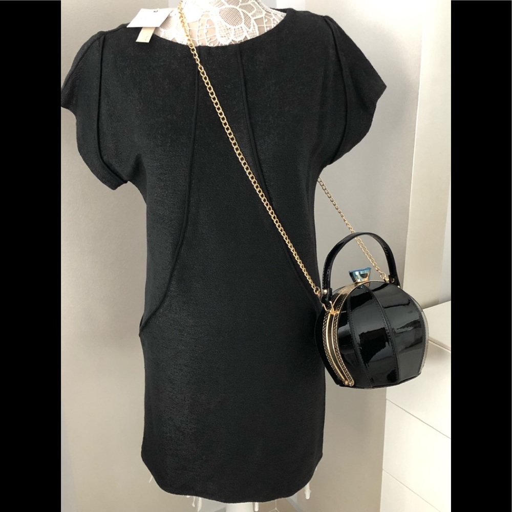 ALYSI Short Black Dress European size 42